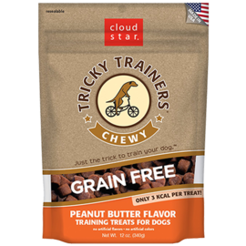 Cloud Star Cloud Star Chewy Tricky Trainer Peanut Butter Grain-Free Dog Treats