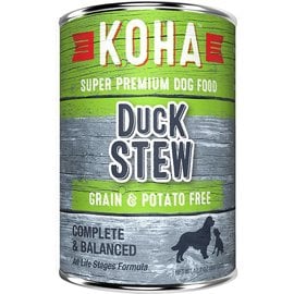 Koha Duck Stew Grain-Free Canned Dog Food, 12.7-oz Can