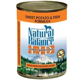 Natural Balance Sweet Potato & Fish Limited Ingredient Canned Dog Food 13-oz Can